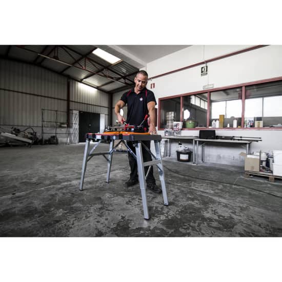 Rubi 4-in-1 Folding Work Table. Contractors Direct